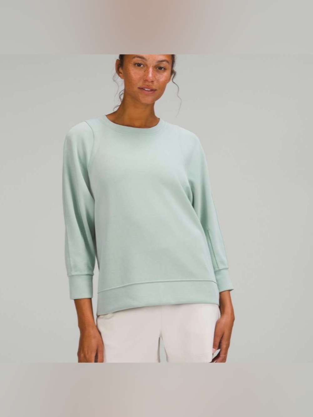 Lululemon Softstreme Draped-Back Crew